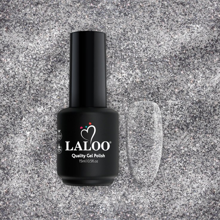 Νο.337 Silver glitter | Gel Polish 15ml