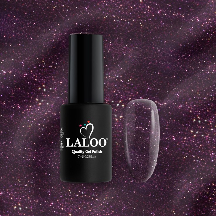 L077 Dark Shimmering Aubergine | Gel Polish 7ml