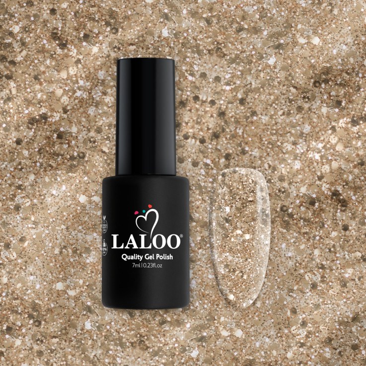 L140 Bronze Sequin Glitter | Gel Polish 7ml