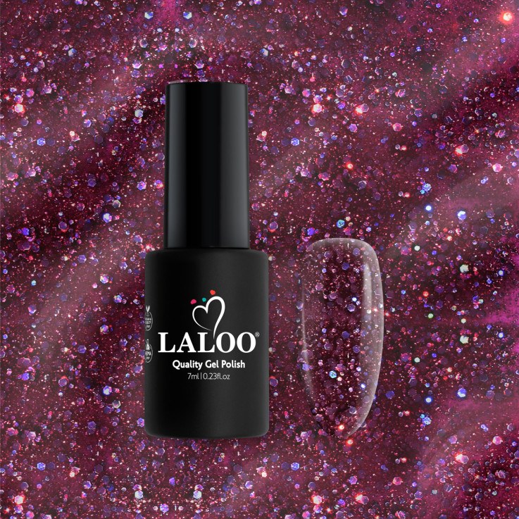L325 Violet Glitter | Gel Polish 7ml