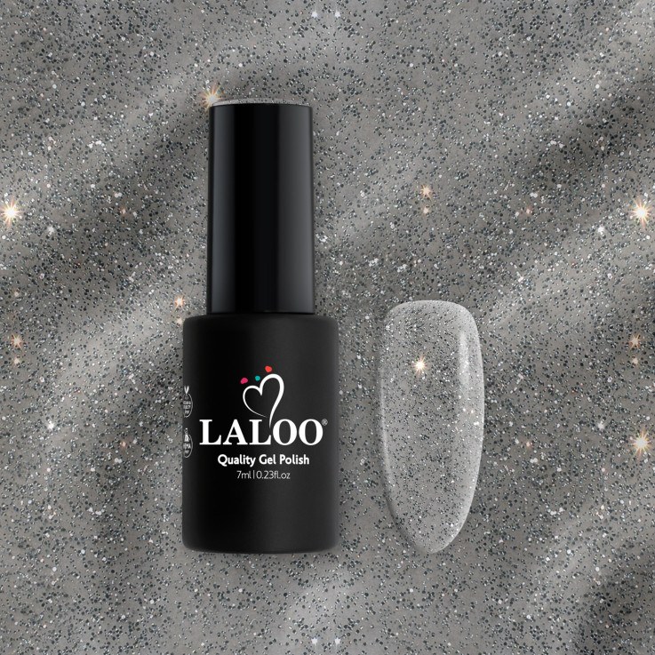 L410 Silver Fine Glitter | Gel Polish 7ml