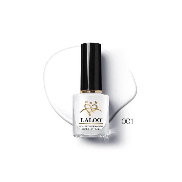 Laloo Nail Polish 001 Frosty White 13ml
