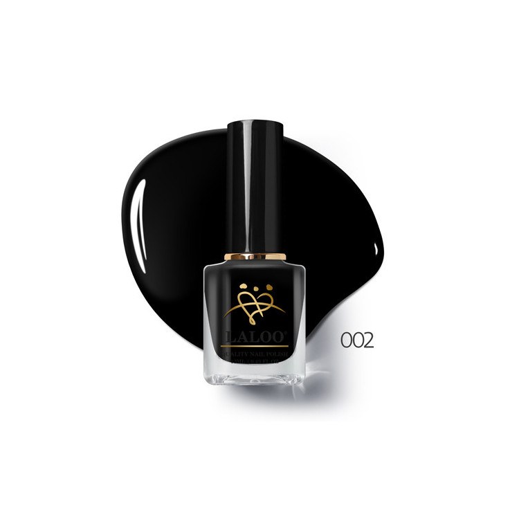 Laloo Nail Polish 002 Ebony 13ml