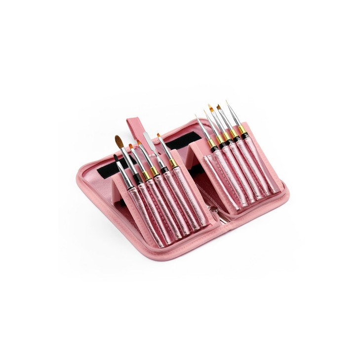 Nail Brush Holder Pink