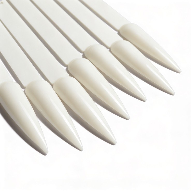 Nail Display Milky Stiletto 50pcs