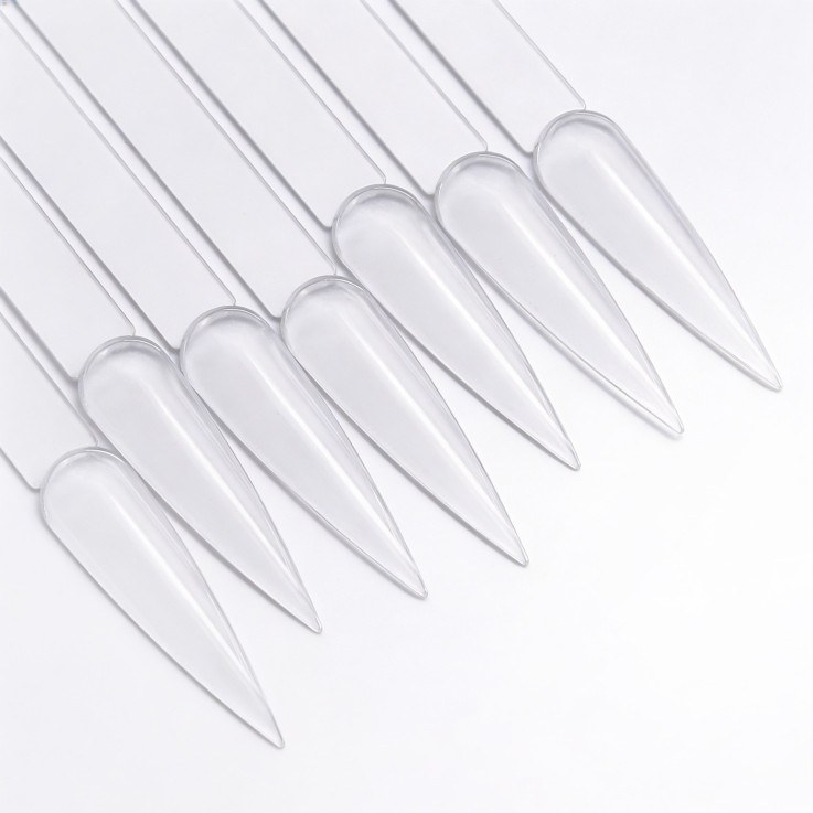 Nail Display Tranparent Stiletto 50pcs