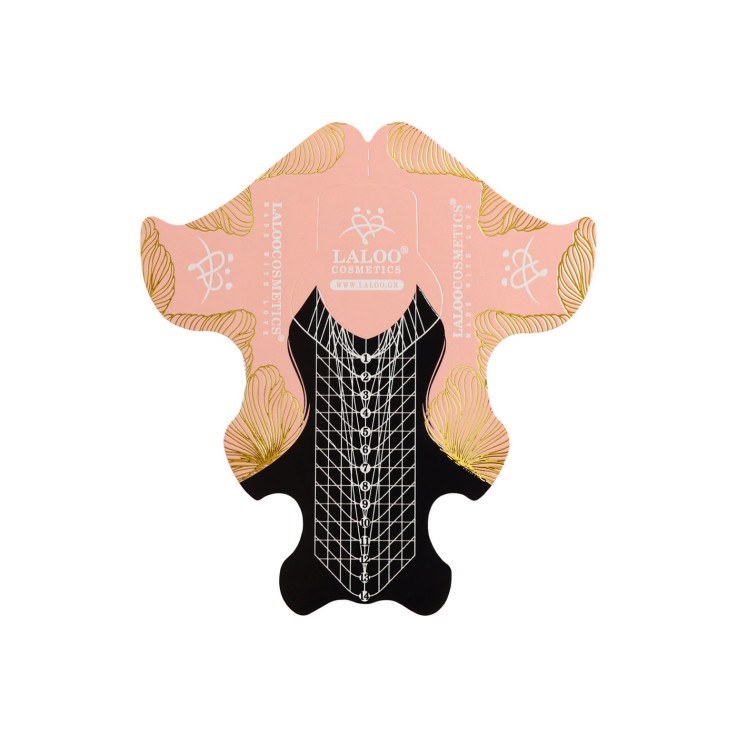 Nail Forms Pink Gold