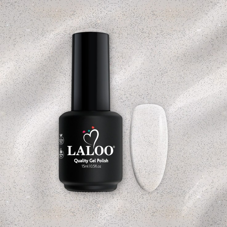 Νο.290 Clear Silver glitter | Gel Polish 15ml