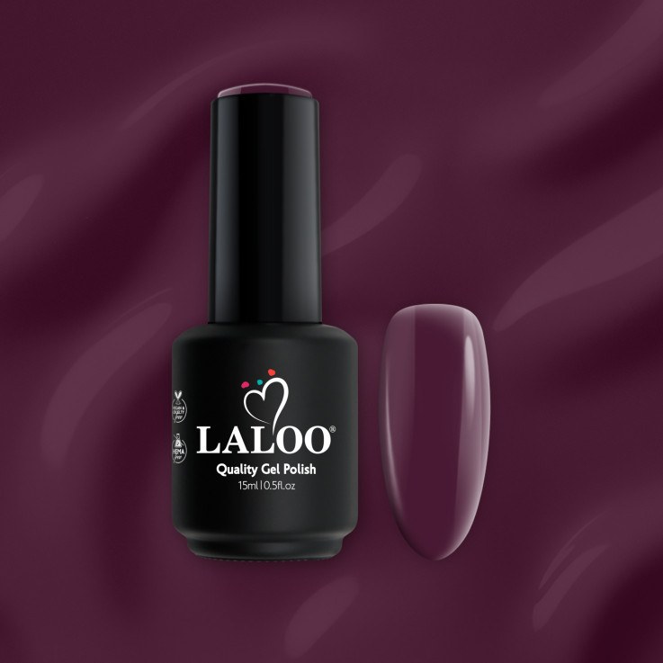 Νο.445 Deep Red Aubergine | Gel Polish 15ml