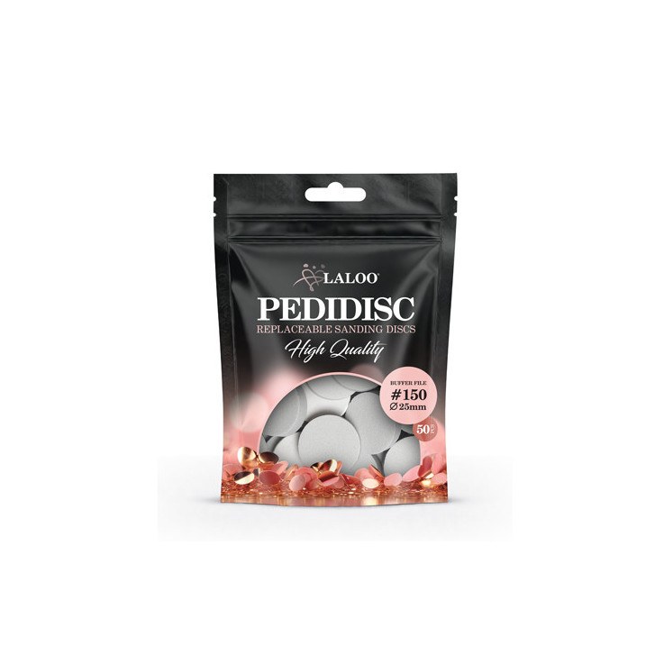 Spare discs Pedidisc Buffer L 25mm 150 grit 50 pcs