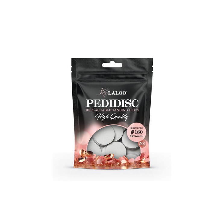 Spare discs Pedidisc Buffer L 25mm 180 grit 50 pcs