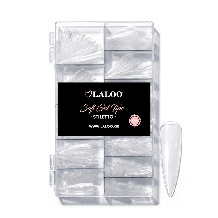 Soft Gel Tips Stiletto 500pcs