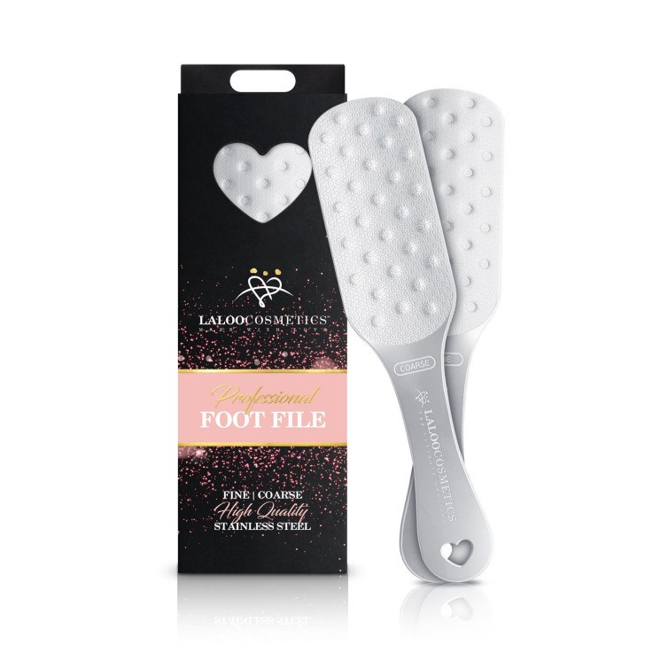 Laloo Cosmetics Stainless steel Curved Foot File
