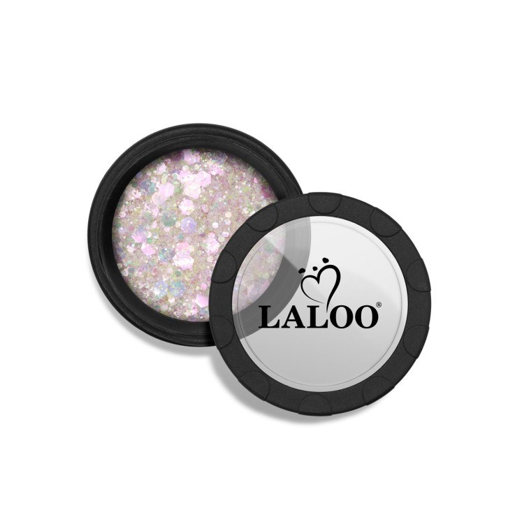 Starlet Powder No.01 White with silver sequins